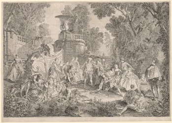 Le Jeu de colin-maillard, 1739