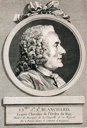 Esprit Joseph Antoine Blanchard (1696-1770) gravé par Augustin de Saint-Aubin, 1767