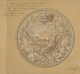 Conception pour la médaille commémorant la Charte de 1830