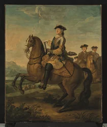 Portrait équestre de Louis XV