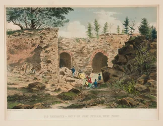 Vieilles casemates - intérieur du Fort Putnam, West Point