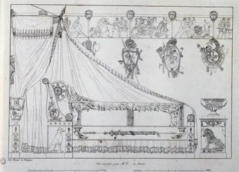 Lit fait pour M. T de Paris