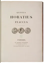 Page de titre de Quintus Horatius Flaccus
