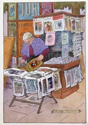 Petits métiers de Paris : le kiosque à journaux