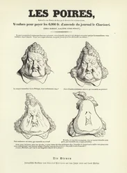 Caricature du roi Louis-Philippe Ier de France