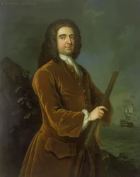 Amiral Edward Vernon (1684-1757), milieu des années 1730