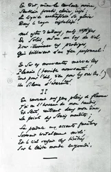 Poème autographe « Rêve parisien »
