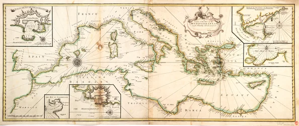 Carte de la Méditerranée
