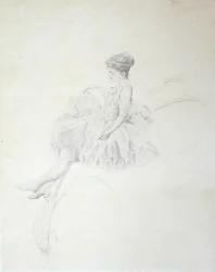 Fée sur un lys