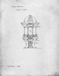 Tabernacle en bronze, Musée de Naples