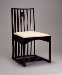 Chaise dans le salon, HousHill, Glasgow, 1904