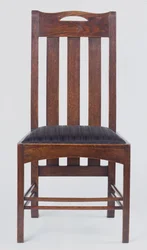 Chaise latérale, une paire, fabriquée pour les salons de thé Argyle Street de Miss Cranston, Glasgow, 1896