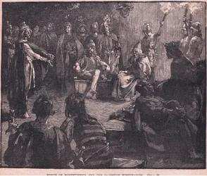 Edwin de Northumbrie et les missionnaires chrétiens