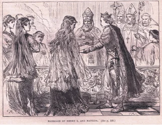 Mariage de Henri Ier et Mathilde en 1102