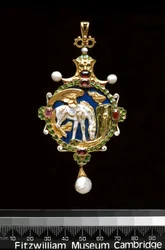 Pendentif : Pégase buvant à la fontaine d