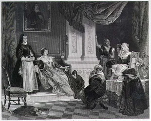 Sancho et la duchesse, gravé par R. Staines