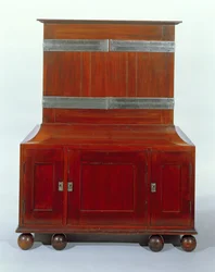 Cabinet - vue arrière, 1898