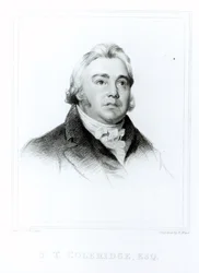 Portrait de Samuel Taylor Coleridge (1772-1834) gravé par Henry Meyer (1782-1847)