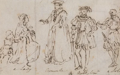 Étude des costumes du XVIe siècle