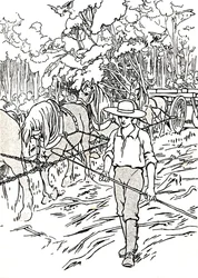 Un colon défrichant sa terre, 1912
