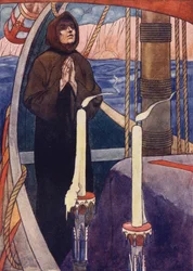 Un moine a été informé dans une vision de prendre les os d