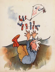 Nonsense : Homme tombant de son cerf-volant