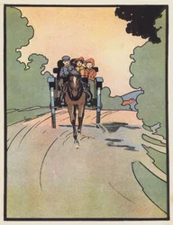 Partir pour une promenade en calèche
