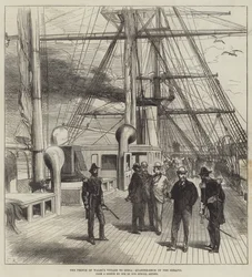 Le voyage du Prince de Galles en Inde, Quart-de-Pont du Serapis