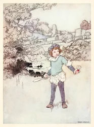 "This fair child of mine" frontispice de "A Revival - When Forty Winters Shall Besiege Thy Brow" dans The Songs and Sonnets of William Shakespeare