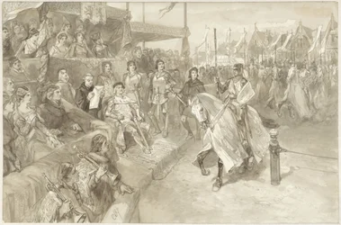 Tournoi à Haarlem, illustration d