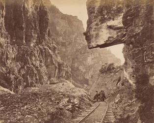 Canyon de la fourche américaine, vers 1875