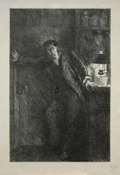 Le Manteau à la doublure de fourrure, 1869
