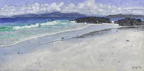 Beach Rocks, Iona, 2016 (huile sur toile)