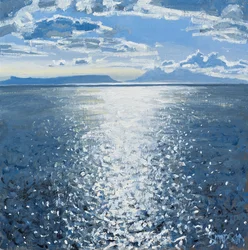 Soirée Eigg et Rhum, 2014 (huile sur toile)