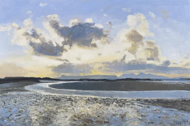 Nuages du soir, Eigg  Rum, 2015 (huile sur toile)
