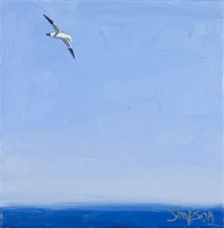 Fou de Bassan, 2010 (huile sur toile)