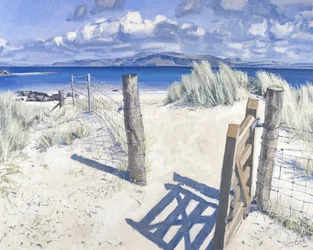Porte de la plage nord, 2013 (huile sur toile)