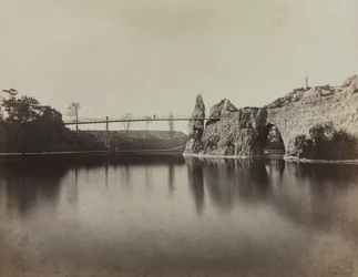 Buttes Chaumont, Paris, vers 1860