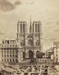 Notre-Dame de Paris, début des années 1860
