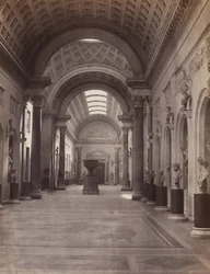 Vatican : Galerie Nuovo Braccio, c.1860 (épreuve à l