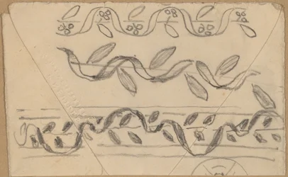 Études pour des motifs de bordure