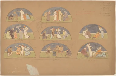 Études pour lunettes