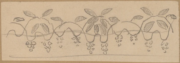Étude pour un dessin de bordure