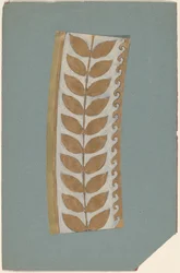 Étude pour un dessin de bordure