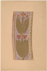Étude pour un dessin de bordure