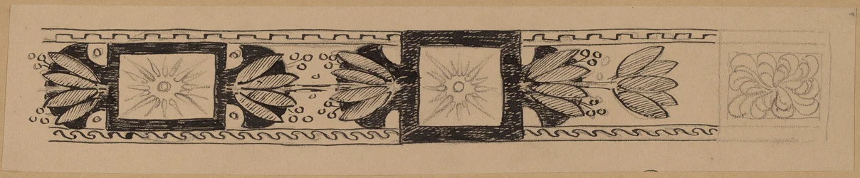 Étude pour un dessin de bordure