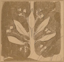 Étude pour un dessin de bordure