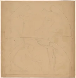 Étude pour un dessin de bordure