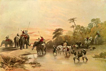 Retour de la Chasse au Sanglier en Inde, 1840s, 1901