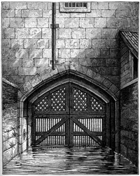 Traitors Gate, Tour de Londres, 1801, 1893